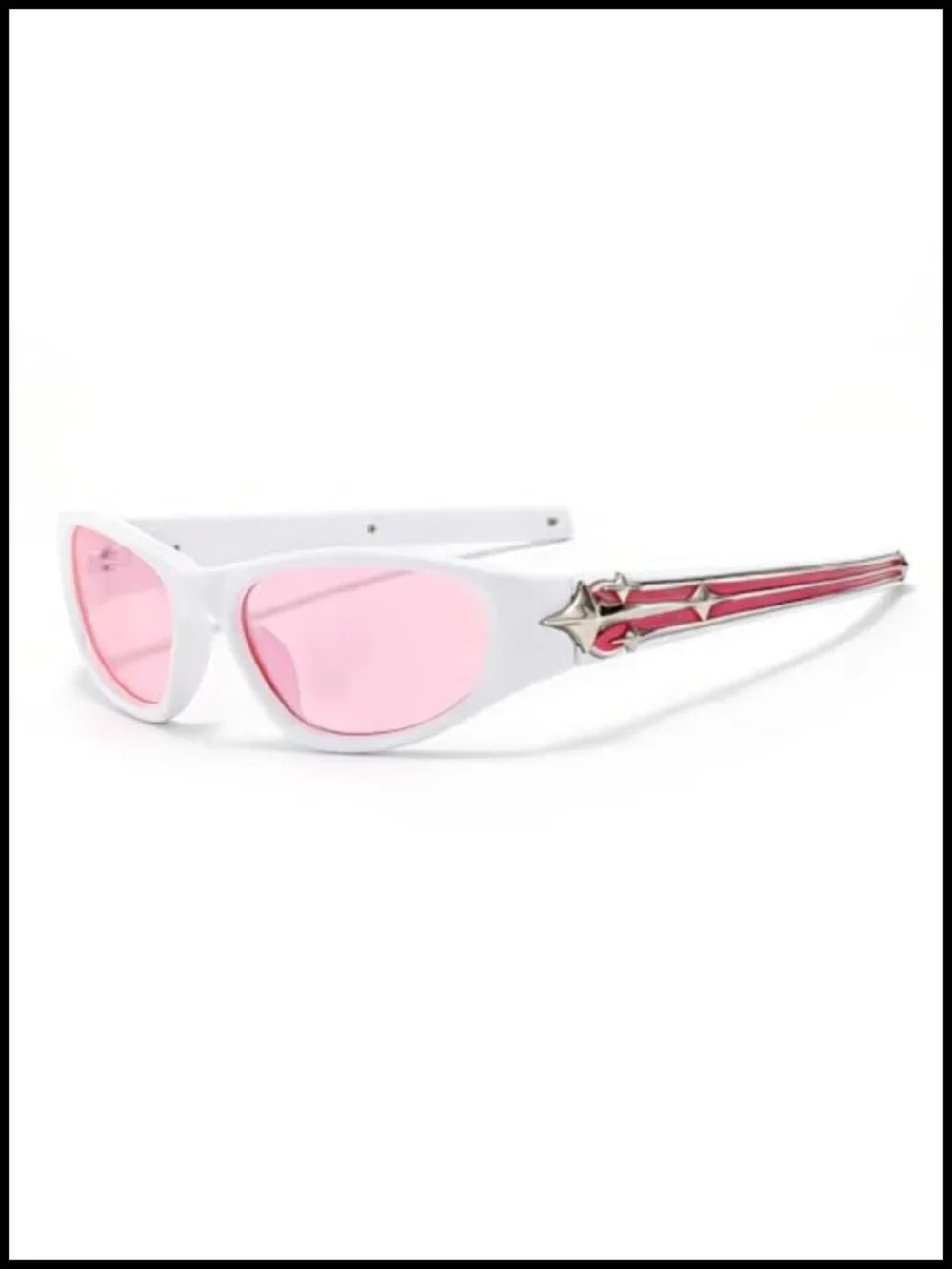 Y2K Retro Punk Wrap Around Sunglasses UV400 Protection